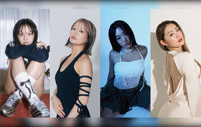 花歩×ChaileeYu×YukaSaito×MAYU KOMORI 画像